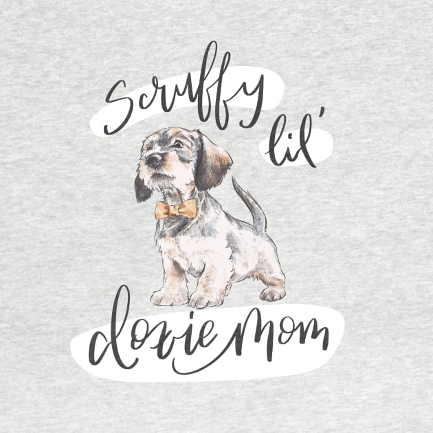 Scruffy Doxie Mom by stuckyillustration